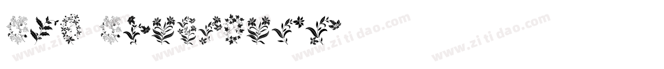 Old Ornaments字体转换